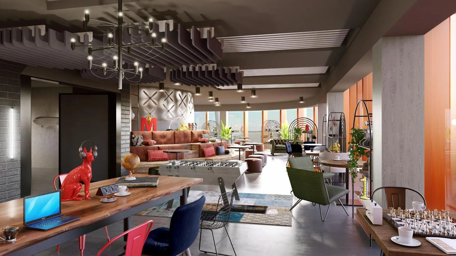 Hotel Moxy Luxembourg Airport Niederanven